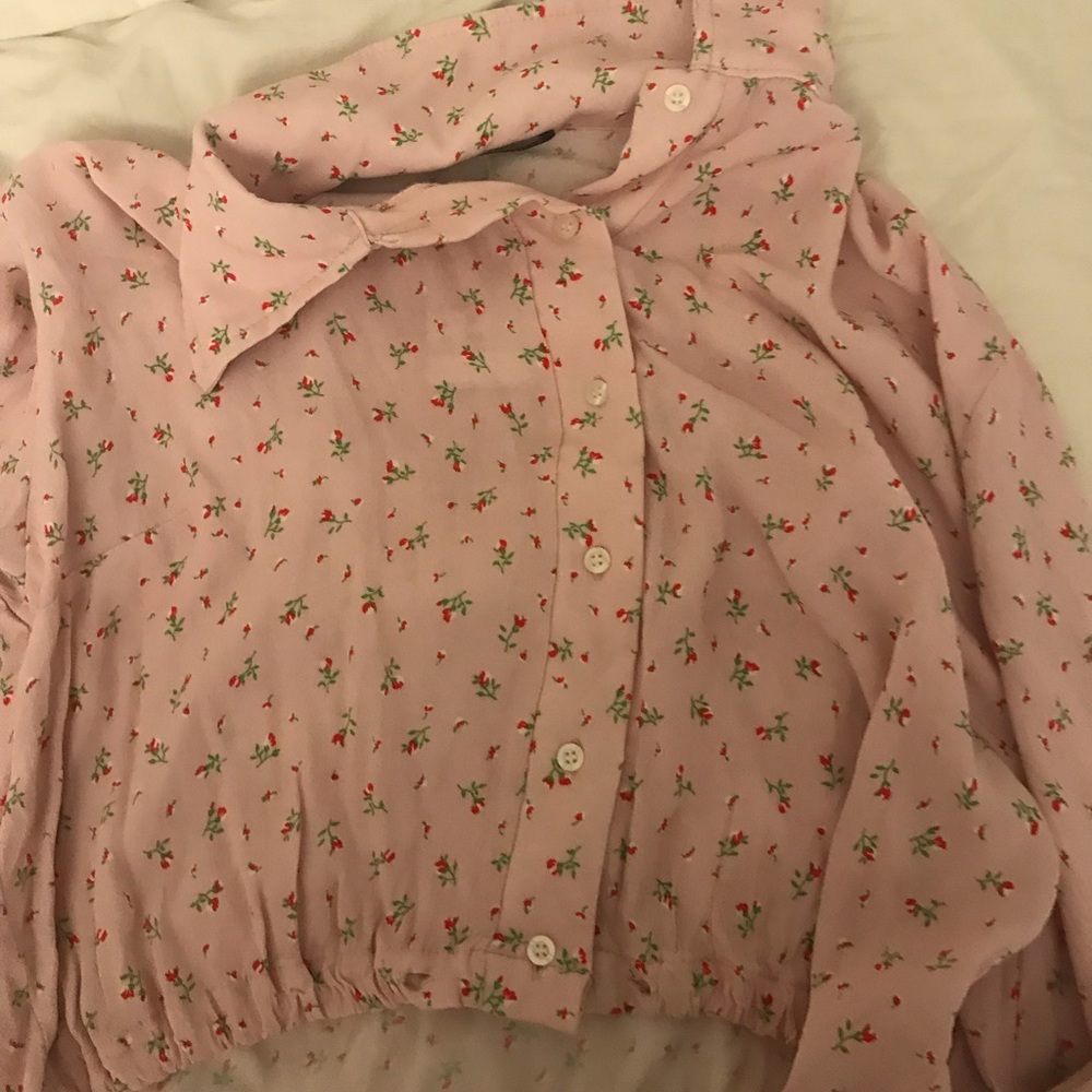 Brandy Melville Collared Long Sleeve